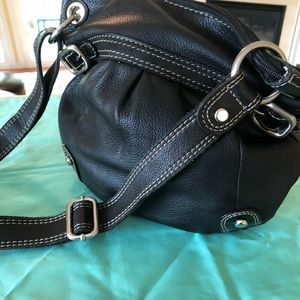 Leather handbag